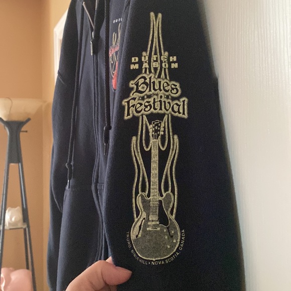 Dutch Mason Blues Festival zip up hoodie - Picture 5 of 8